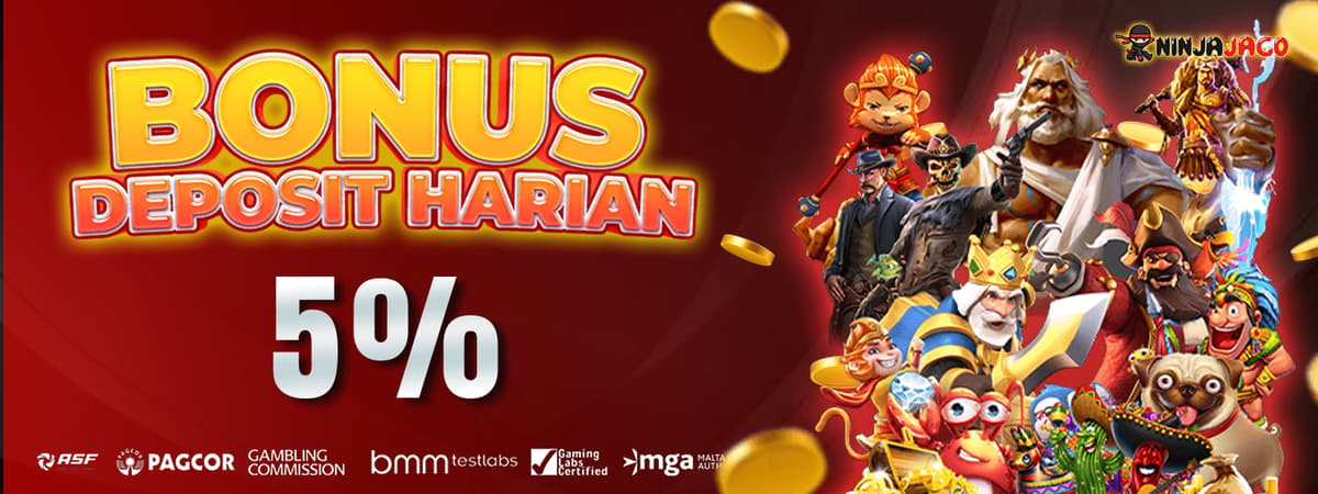 Promo BONUS DEPOSIT HARIAN 5%